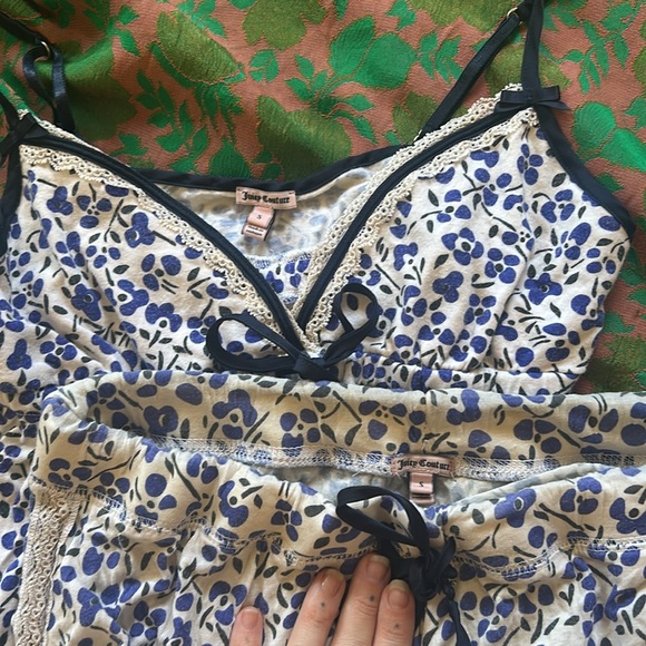 🎴Blue and White Juicy Couture Sleep Set🎴 - Picture 8 of 10